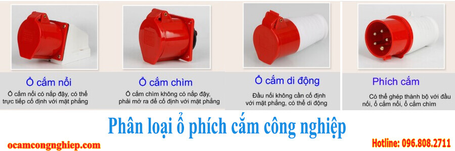 Phân loại ổ cắm công nghiệp