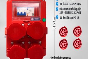 ổ căm 5 chấu 32A