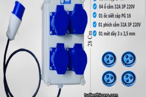 Hộp chia 32A 3 chấu