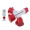 Chia công nghiệp 3 pha 32A 4 chấu IP44