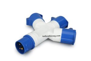 Chia điện 1 pha công nghiệp 3 chấu ip 44