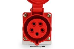Ổ cắm điện 3 pha 5 chấu cố định