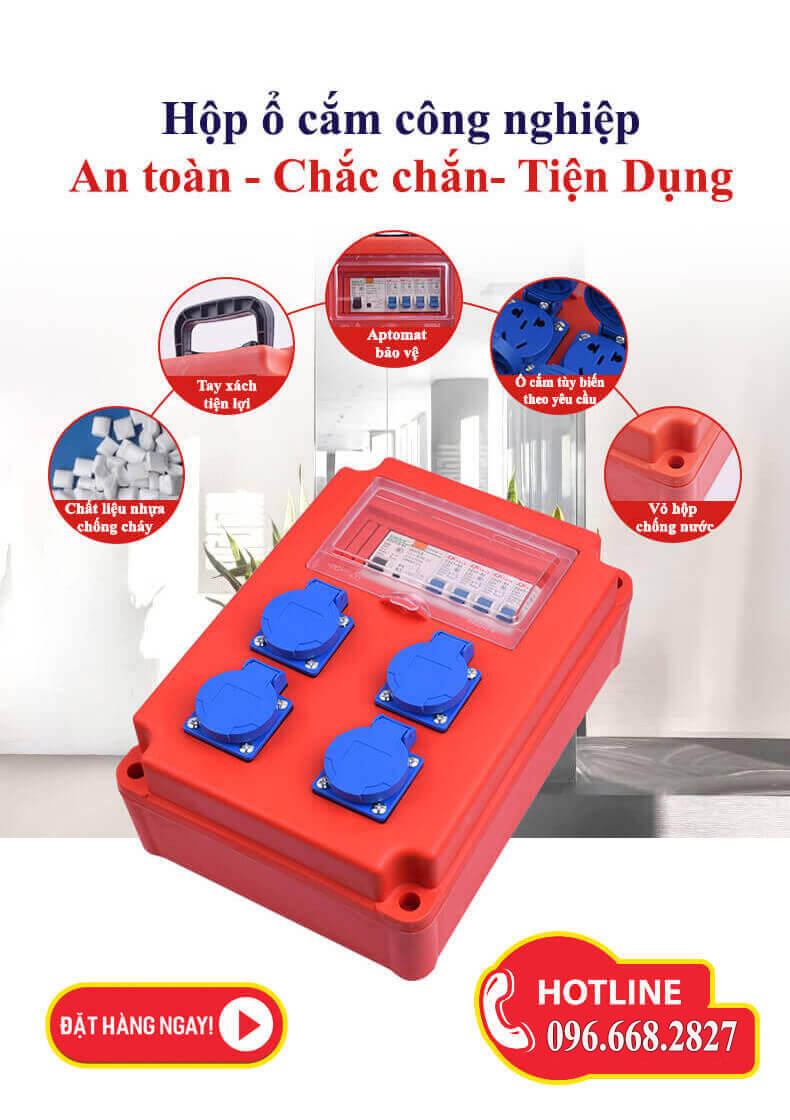 Hộp nguồn Ổ cắm công nghiệp